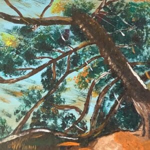 Painting of a tree with branches